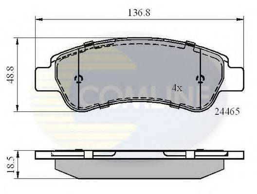 COMLINE CBP01604 купить в Украине по выгодным ценам от компании ULC