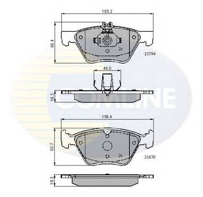 COMLINE CBP0913 купить в Украине по выгодным ценам от компании ULC