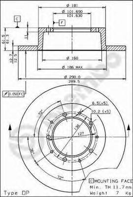 BREMBO 08.5316.10 купити в Україні за вигідними цінами від компанії ULC