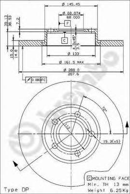 BREMBO 08.5747.11 купить в Украине по выгодным ценам от компании ULC