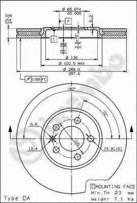 BREMBO 09.6747.10 купити в Україні за вигідними цінами від компанії ULC