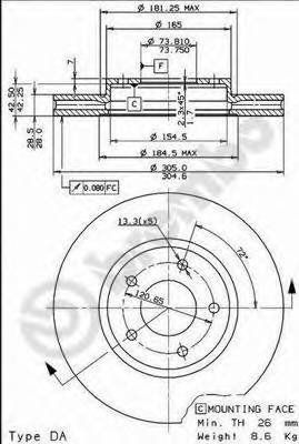 BREMBO 09.7731.11 купити в Україні за вигідними цінами від компанії ULC