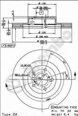 BREMBO 09.9077.11 купити в Україні за вигідними цінами від компанії ULC