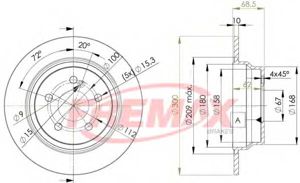 FREMAX BD-0413 купити в Україні за вигідними цінами від компанії ULC