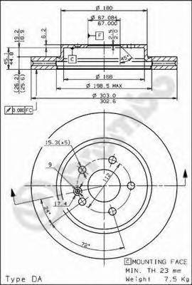 BREMBO 09.7823.11 купити в Україні за вигідними цінами від компанії ULC