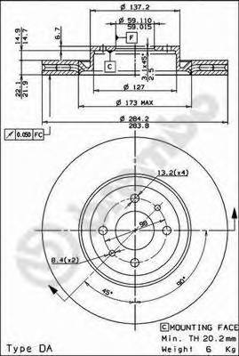 BREMBO 09493911 купить в Украине по выгодным ценам от компании ULC