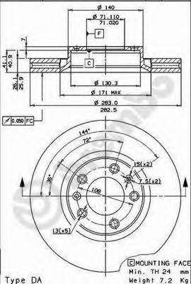 BREMBO 09.5574.10 купити в Україні за вигідними цінами від компанії ULC