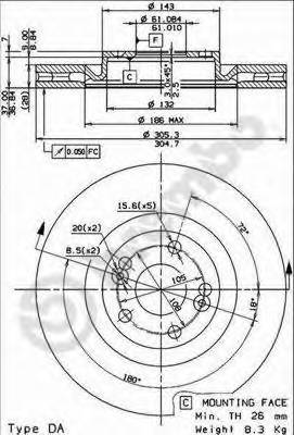 BREMBO 09.7807.11 купить в Украине по выгодным ценам от компании ULC