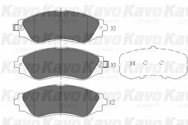 KAVO PARTS KBP-1001 купить в Украине по выгодным ценам от компании ULC