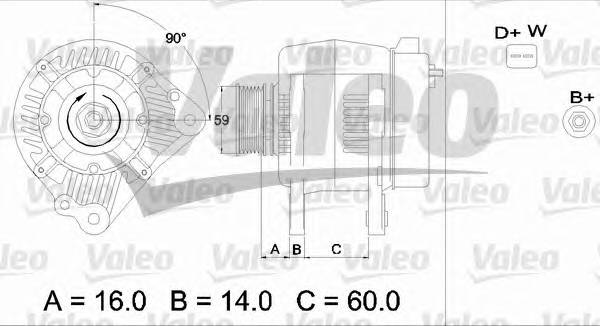 VALEO 436483 купити в Україні за вигідними цінами від компанії ULC