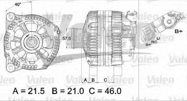 VALEO 437432 купити в Україні за вигідними цінами від компанії ULC