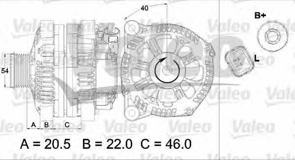 VALEO 437458 купити в Україні за вигідними цінами від компанії ULC