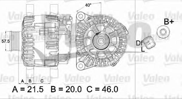 VALEO 437471 купити в Україні за вигідними цінами від компанії ULC