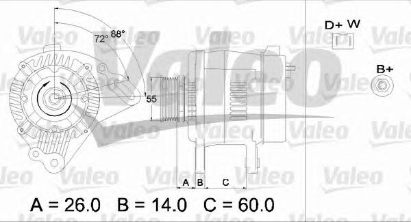 VALEO 436443 купити в Україні за вигідними цінами від компанії ULC