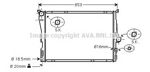 AVA QUALITY COOLING BW2343 купити в Україні за вигідними цінами від компанії ULC