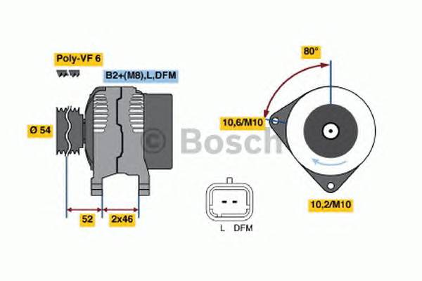 BOSCH 0 986 046 240 купити в Україні за вигідними цінами від компанії ULC