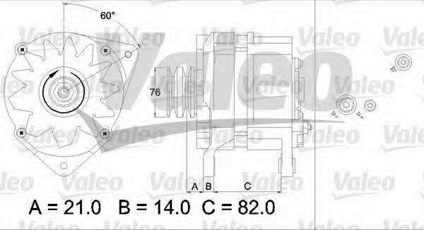 VALEO 436686 купити в Україні за вигідними цінами від компанії ULC