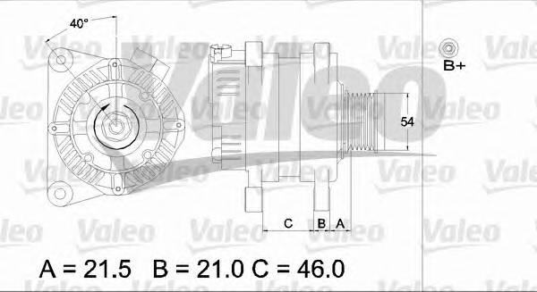 VALEO 437407 купити в Україні за вигідними цінами від компанії ULC