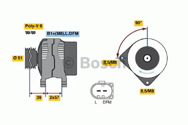 BOSCH 0 124 325 128 купити в Україні за вигідними цінами від компанії ULC