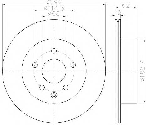 HELLA 8DD 355 118-711 купити в Україні за вигідними цінами від компанії ULC