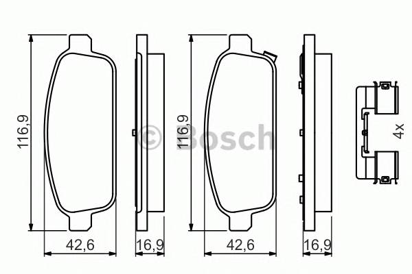 BOSCH 0986494666 купить в Украине по выгодным ценам от компании ULC