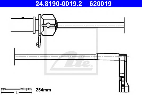 ATE 24.8190-0019.2 купити в Україні за вигідними цінами від компанії ULC