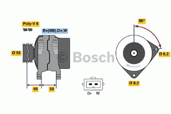 BOSCH 0 986 038 380 купить в Украине по выгодным ценам от компании ULC