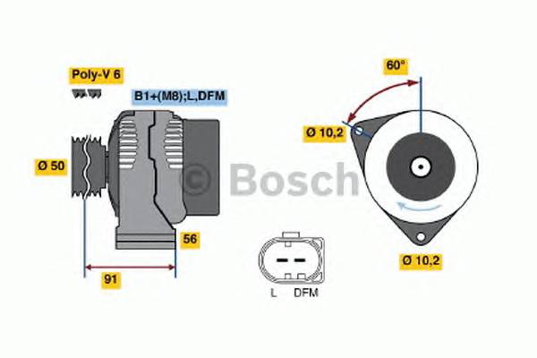 BOSCH 0 986 047 530 купити в Україні за вигідними цінами від компанії ULC