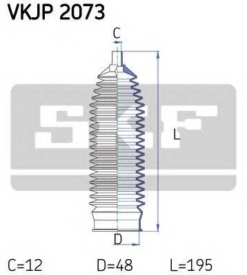 SKF VKJP 2073 купити в Україні за вигідними цінами від компанії ULC