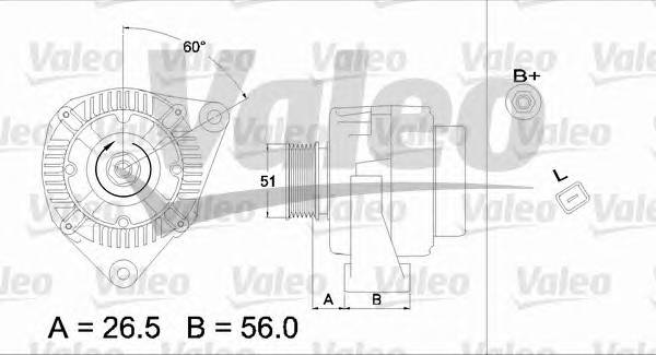 VALEO 437224 купити в Україні за вигідними цінами від компанії ULC