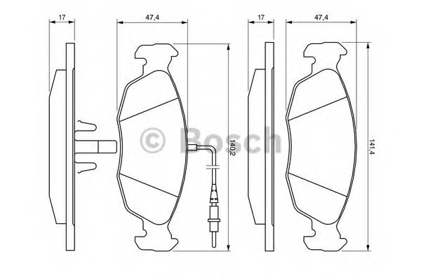 BOSCH 0 986 461 764 купити в Україні за вигідними цінами від компанії ULC