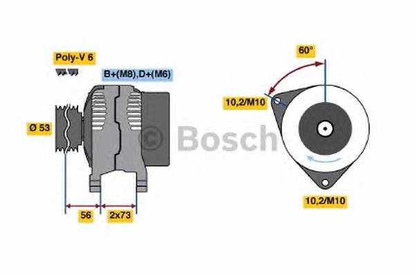 BOSCH 0 986 040 380 купити в Україні за вигідними цінами від компанії ULC