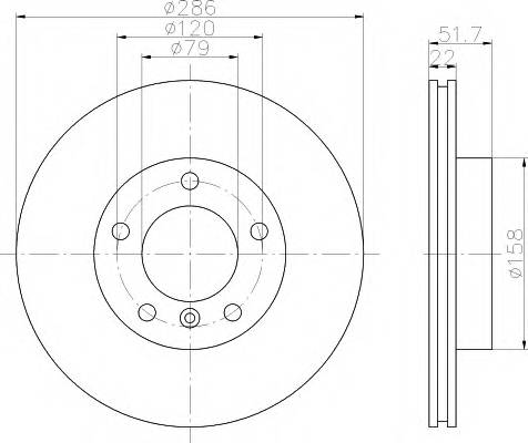 HELLA 8DD 355 102-581 купити в Україні за вигідними цінами від компанії ULC