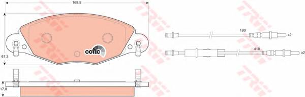 TRW GDB1449 купити в Україні за вигідними цінами від компанії ULC