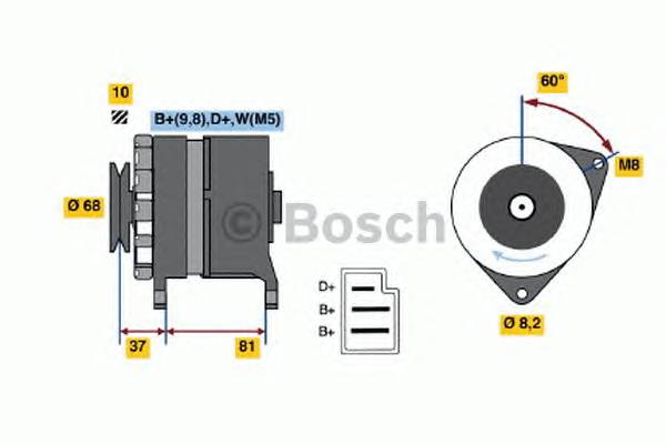 BOSCH 0 986 036 561 купить в Украине по выгодным ценам от компании ULC