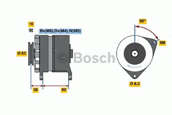 BOSCH 0 986 036 041 купити в Україні за вигідними цінами від компанії ULC