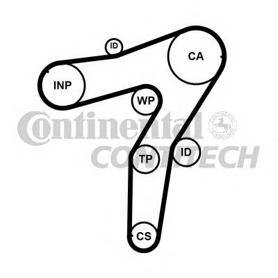 CONTITECH CT1183 купити в Україні за вигідними цінами від компанії ULC