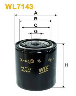 WIX FILTERS WL7143 купити в Україні за вигідними цінами від компанії ULC