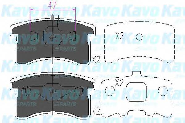 KAVO PARTS KBP-1506 купити в Україні за вигідними цінами від компанії ULC