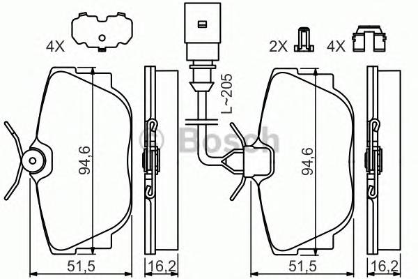 BOSCH 0986494619 купити в Україні за вигідними цінами від компанії ULC