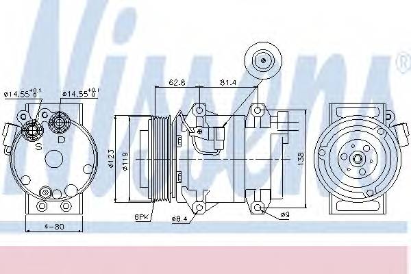 NISSENS 89070 купити в Україні за вигідними цінами від компанії ULC