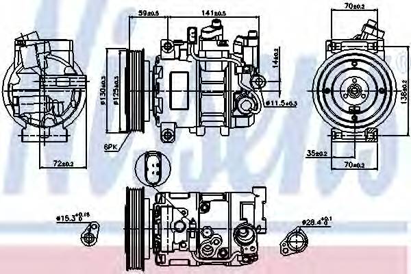 NISSENS 89111 купить в Украине по выгодным ценам от компании ULC