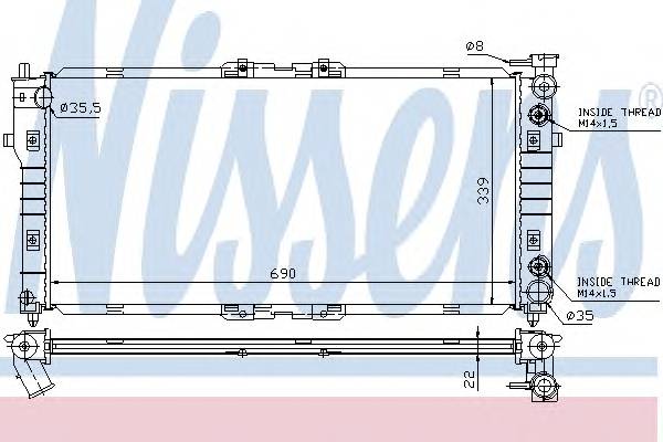 NISSENS 62393 купить в Украине по выгодным ценам от компании ULC