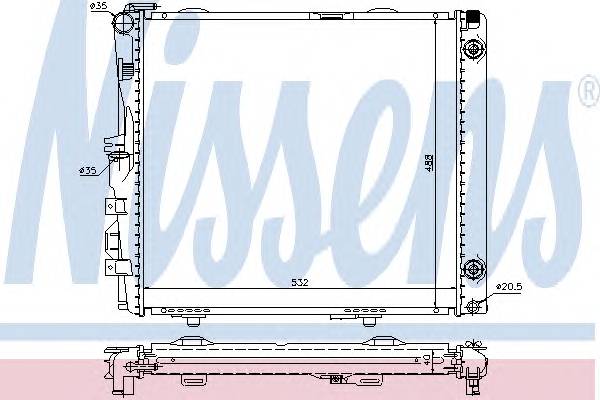 NISSENS 62683A купити в Україні за вигідними цінами від компанії ULC