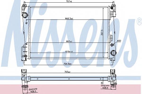 NISSENS 61919 купить в Украине по выгодным ценам от компании ULC