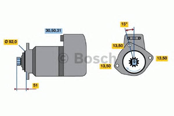 BOSCH 0 986 019 000 купити в Україні за вигідними цінами від компанії ULC