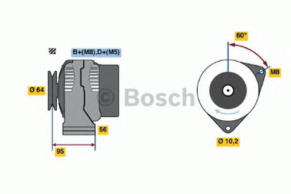 BOSCH 0 986 038 730 купити в Україні за вигідними цінами від компанії ULC