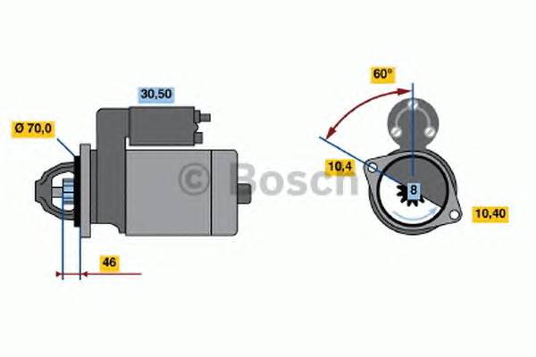 BOSCH 0 986 017 541 купити в Україні за вигідними цінами від компанії ULC