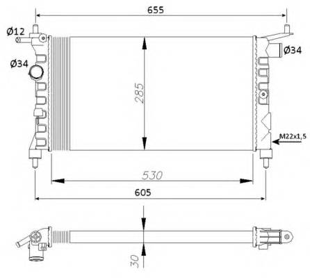 NRF 50551 купити в Україні за вигідними цінами від компанії ULC