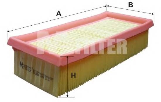 MFILTER K182 купити в Україні за вигідними цінами від компанії ULC